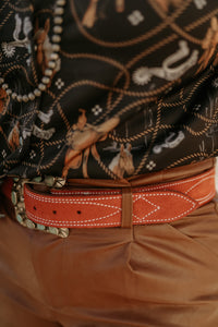 Sedona Rough Out Leather Belt