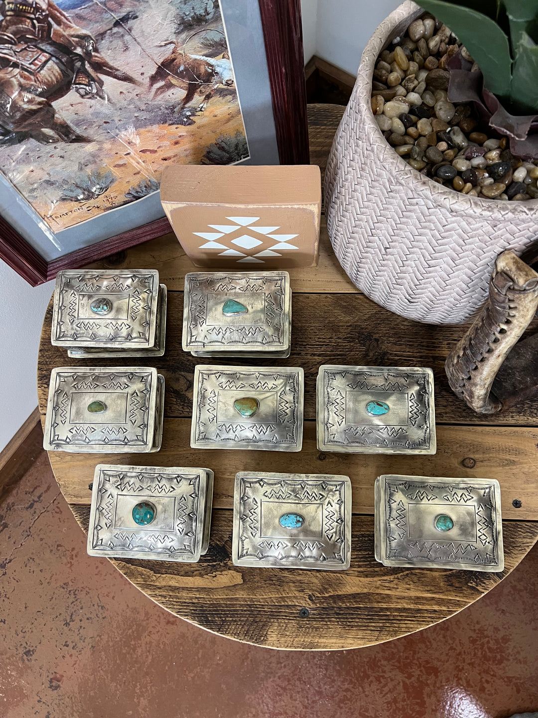 Small Stamped Jewelry Box