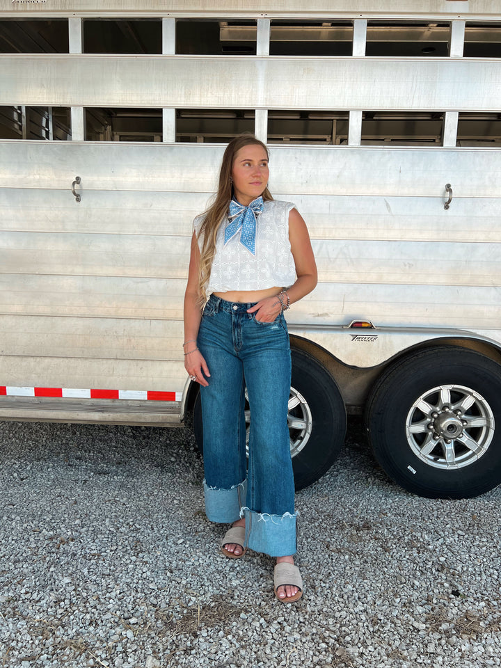 The Buckley Wide Leg Jeans