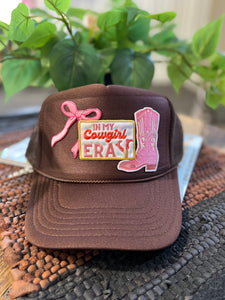 Cowgirl Era Patch Hat-Brown