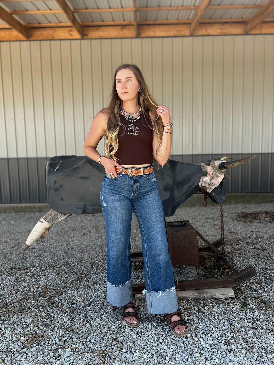 The Buckley Wide Leg Jeans