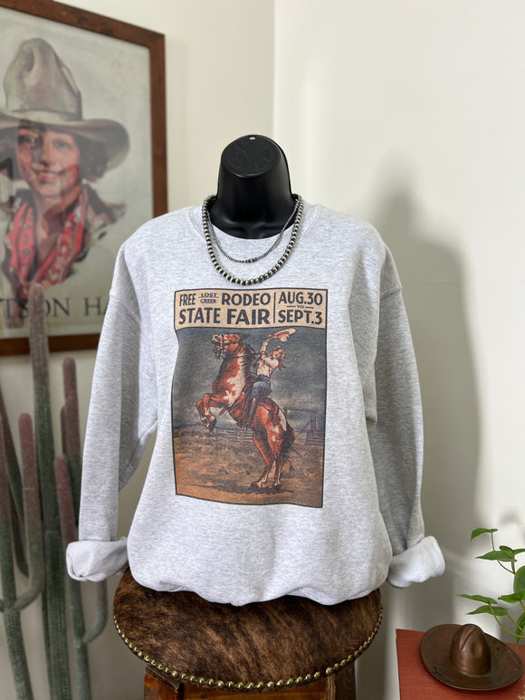 Lost Creek Rodeo Poster Crewneck