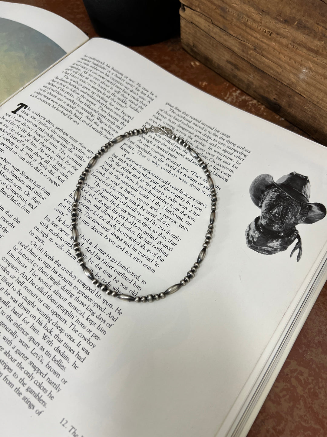 Torpedo Desert Pearl Necklace-16"