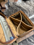 Tooled Leather Jewelry Case-Natural