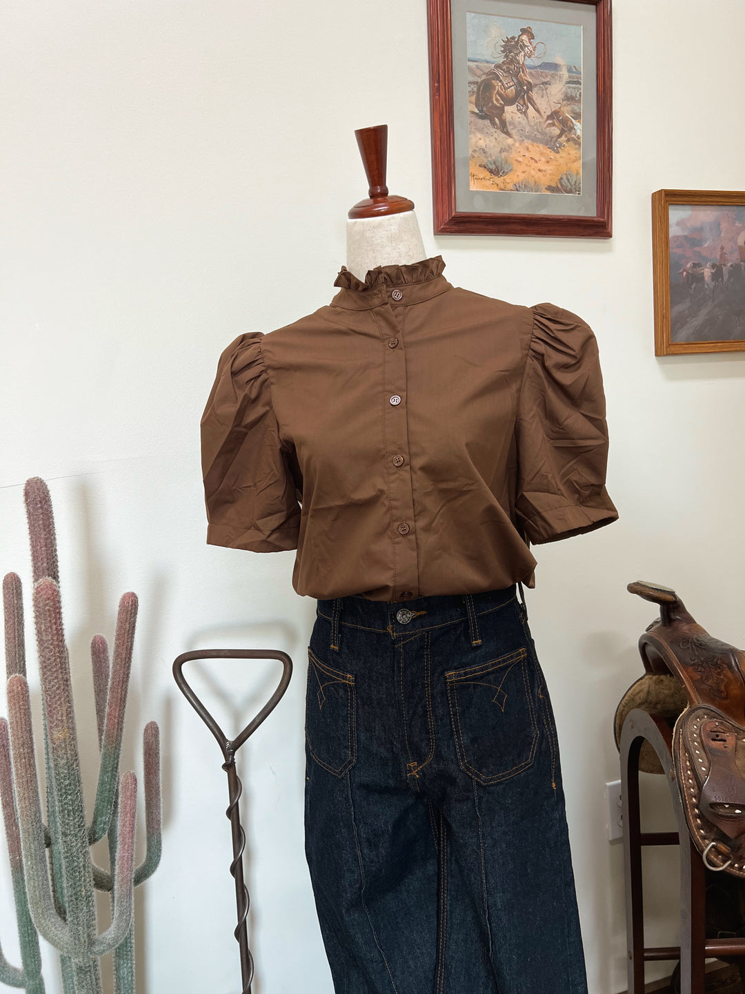 Cattleman’s Top-Brown