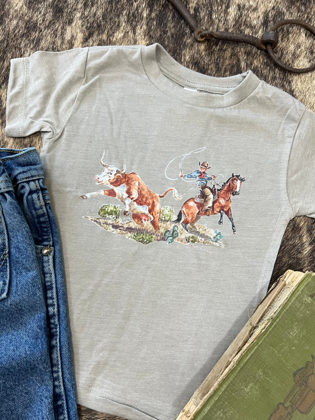 Cow Catcher Toddler Tee