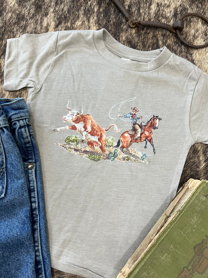Cow Catcher Toddler Tee
