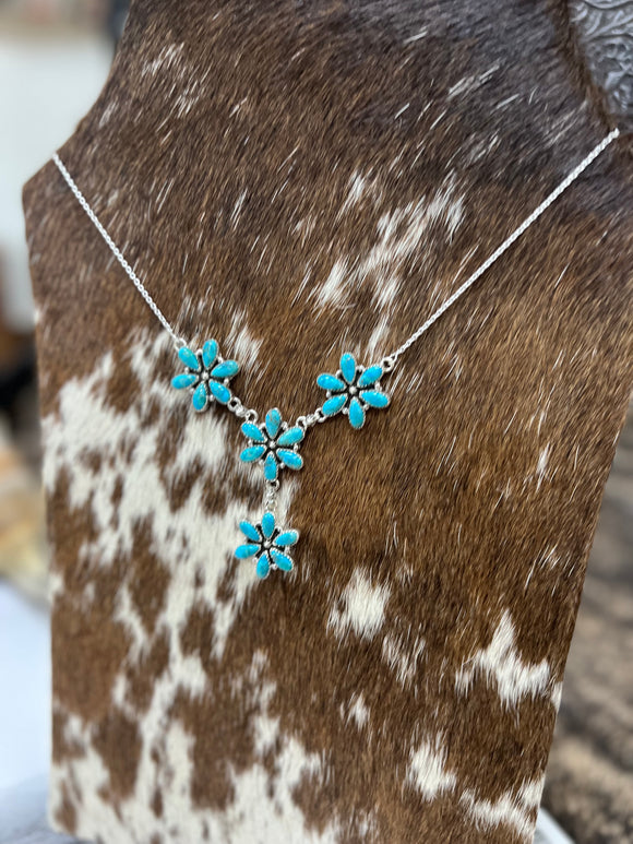 The Knox Drop Turquoise Necklace