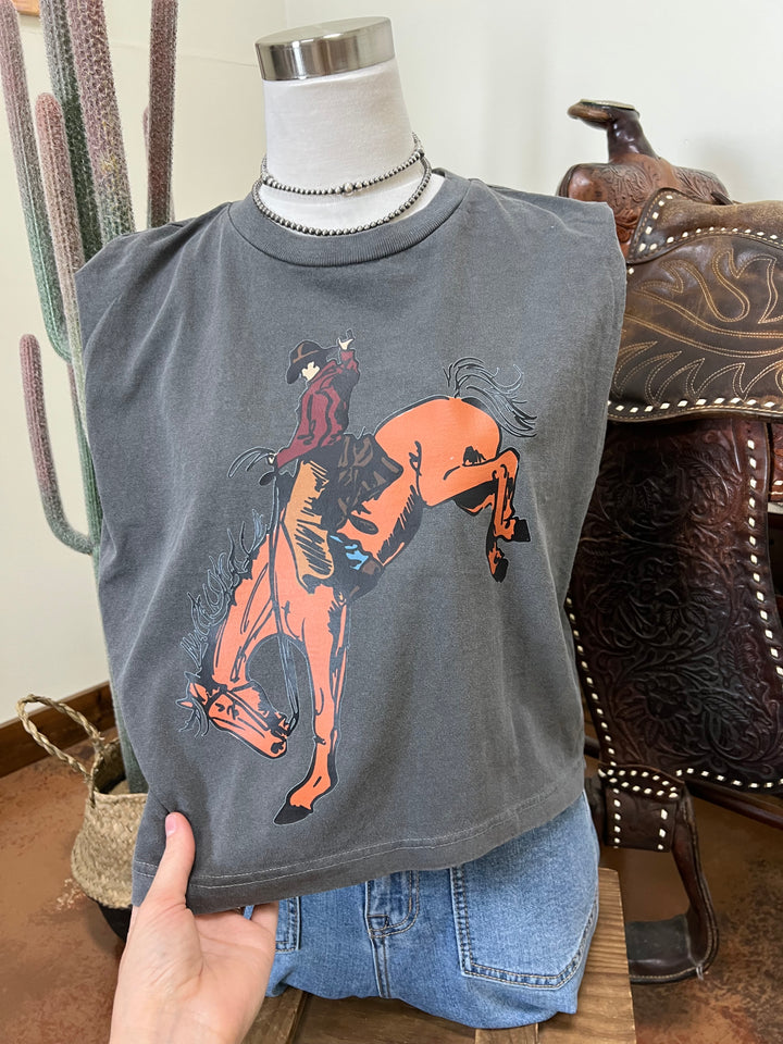 Bronc Time Muscle Tank