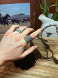 Mixed Dot Silver Ring