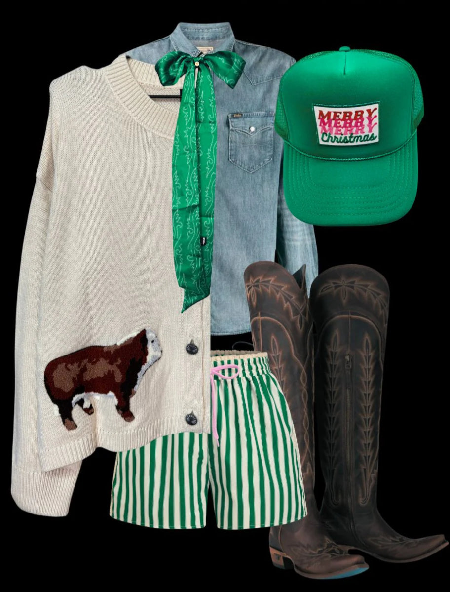 Ranch Royalty Cardigan-Hereford