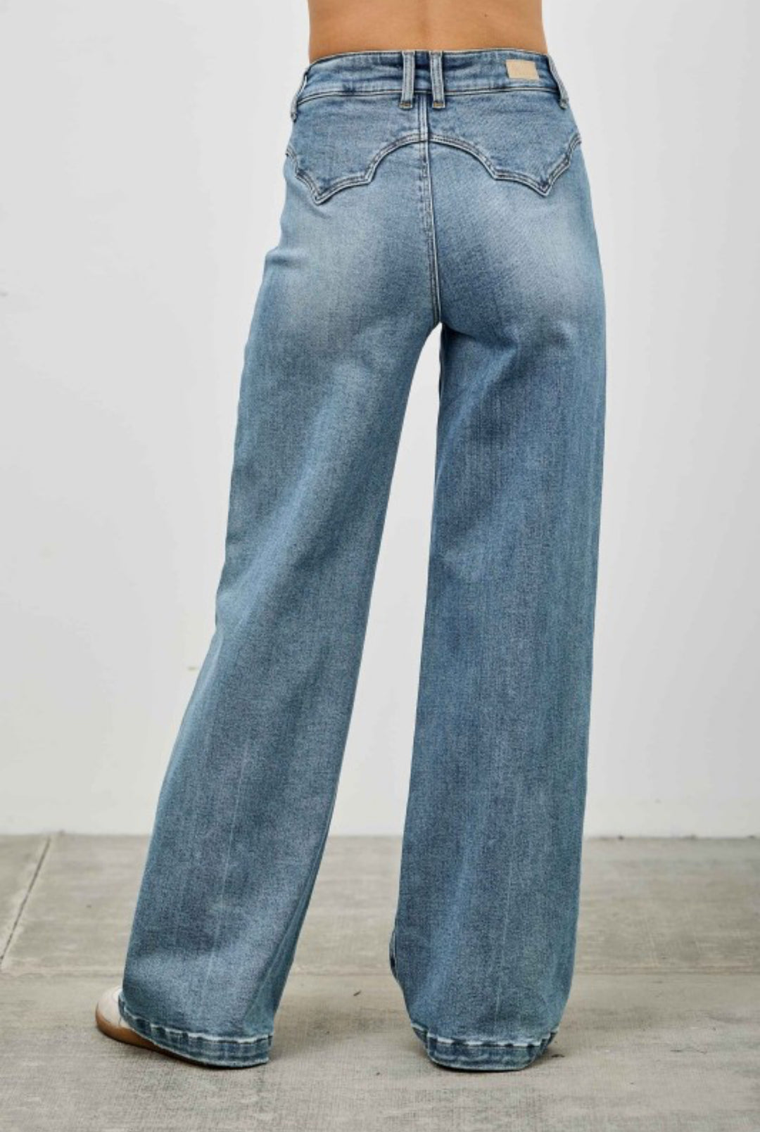 Coralie Western Wide Leg Jeans