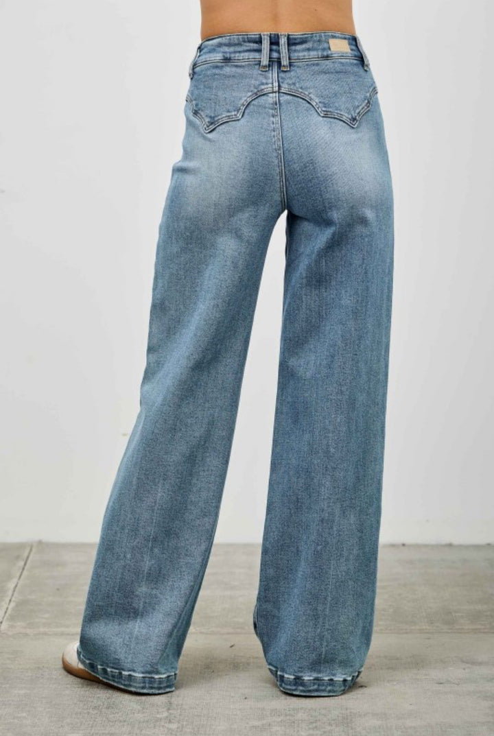 Coralie Western Wide Leg Jeans