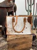 Casey Cowhide Tote-Tan Hide