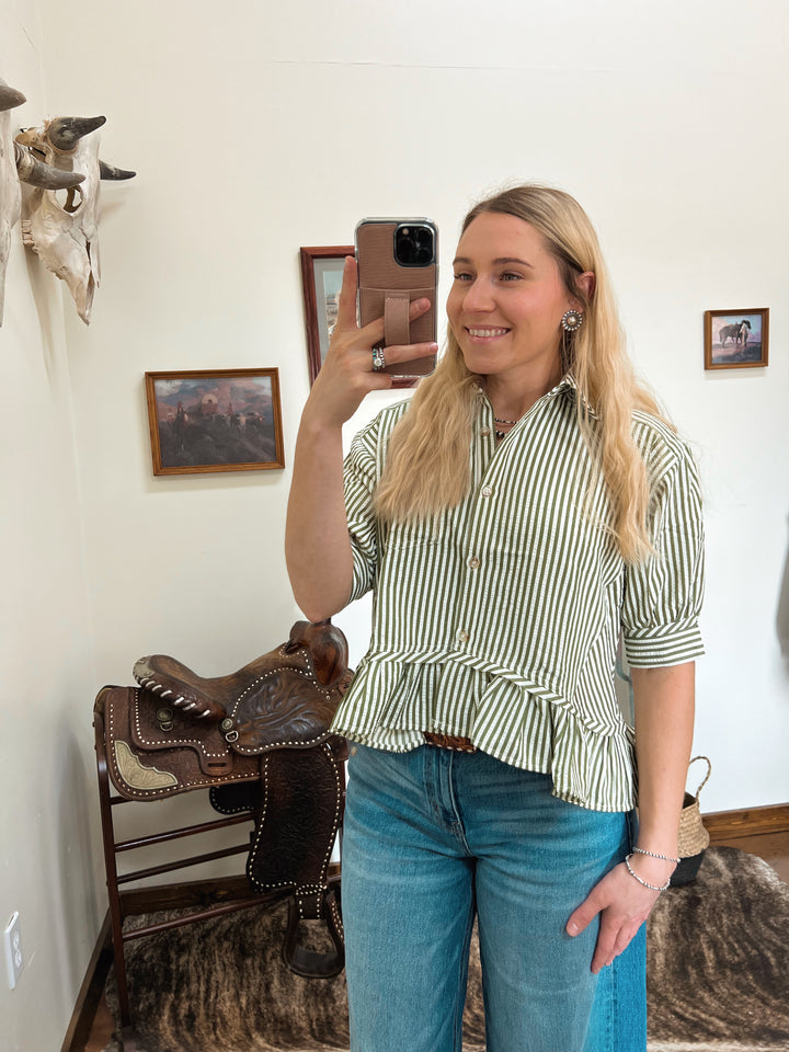 The Cutter Top-Olive