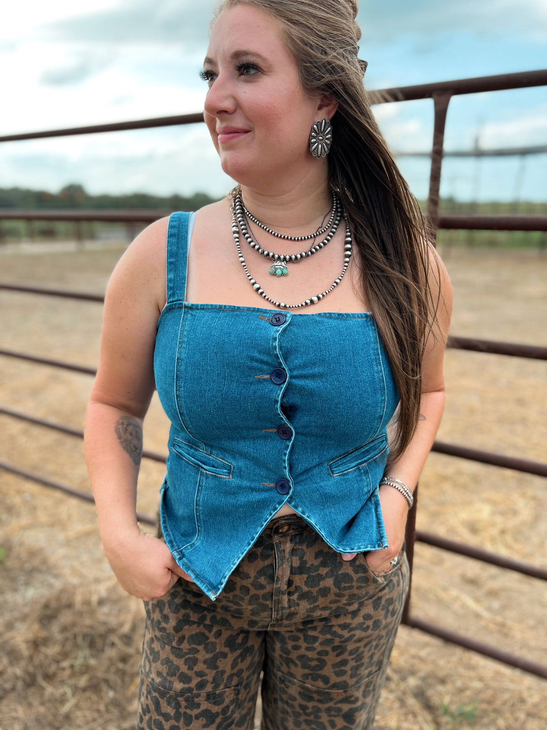 The Maverick Denim Tank