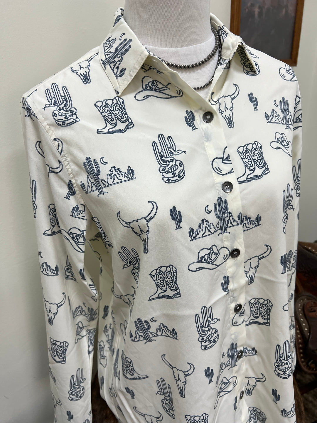 Ariat: Desert Print Buton-Up