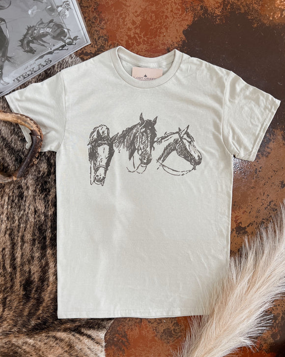 3 Horses T-Shirt