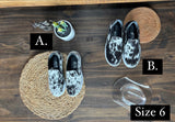 Utah Cowhide Slip Ons- S+P