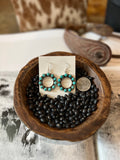 Circulo Turquoise Dangle Earrings