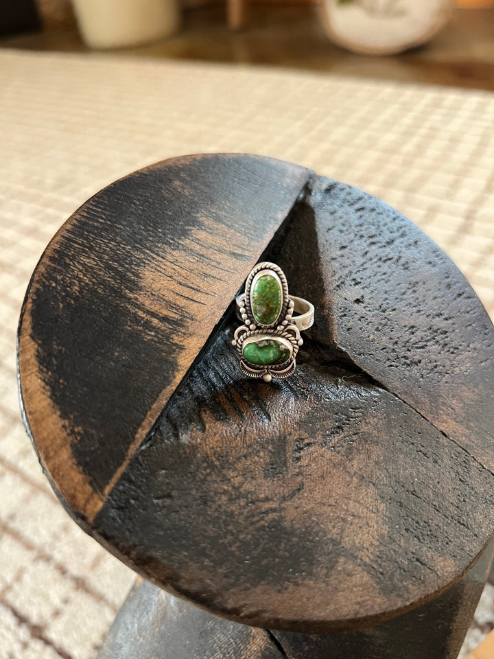 Sonoran Gold 2 Stone Ring