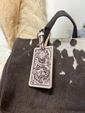 Luggage Key Chain-Cream