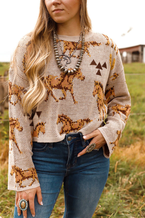 Horse Around Sweater