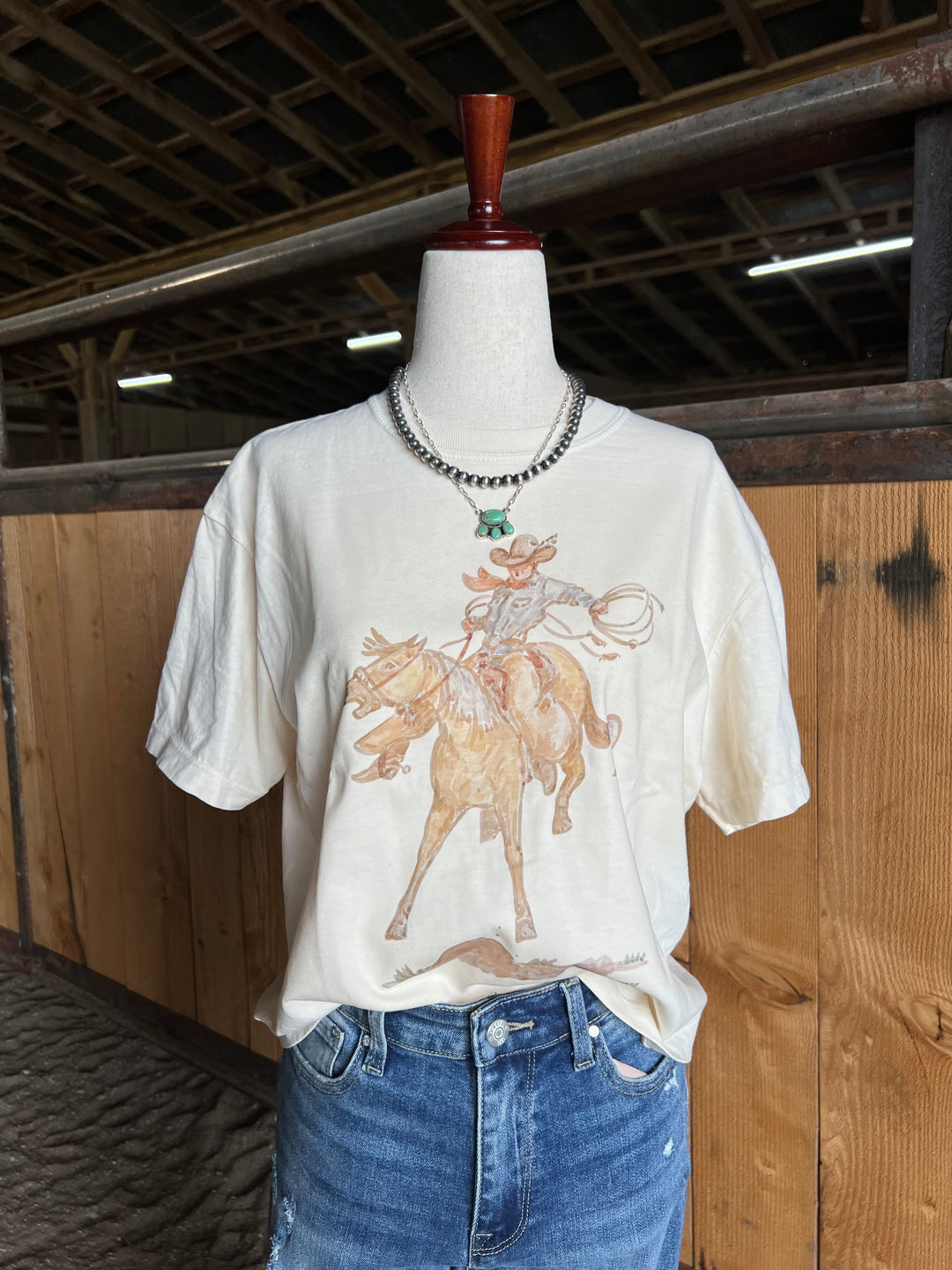 Wild One Bronc Box Tee