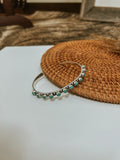 Silver & Turquoise Alternating Cuff