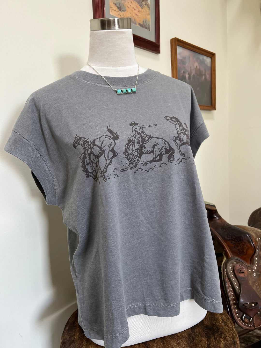 3 Buckaroos Relaxed Tee