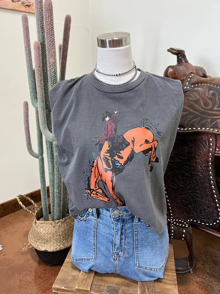 Bronc Time Muscle Tank
