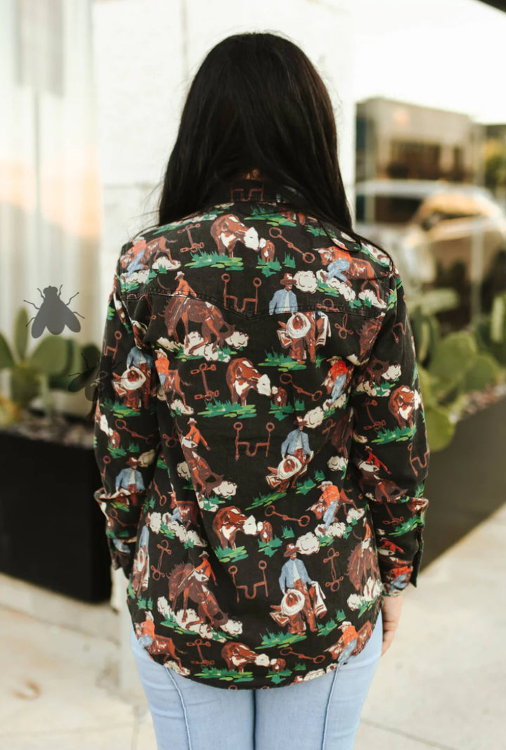 Cowhand BrushPop Button-Up