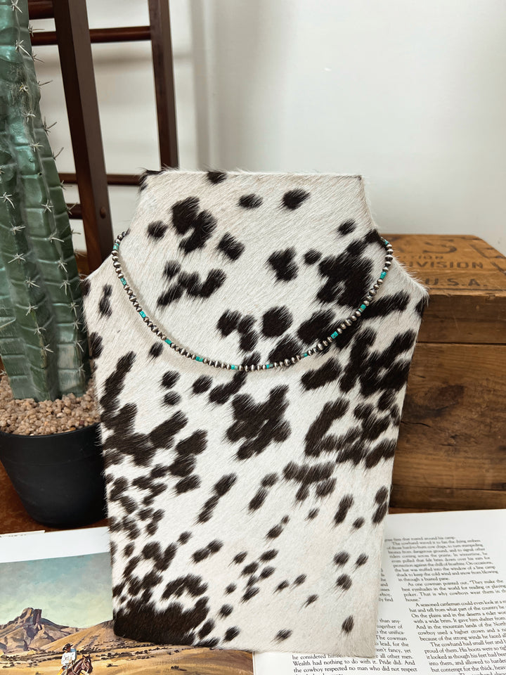 Turquoise Heishi Necklace{2 Lengths}