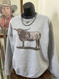 Grazing Longhorn Crewneck