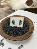 Half Flower Mini Earrings