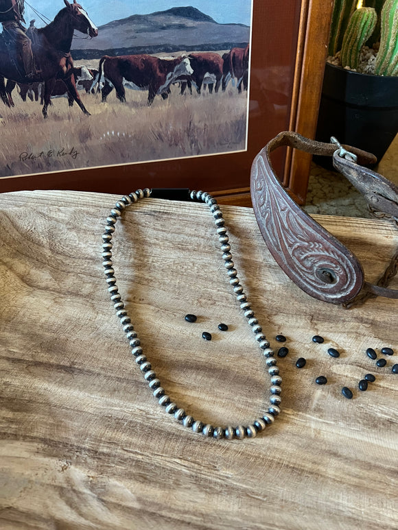 8mm Navajo Pearl Necklace-20”