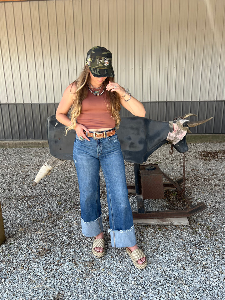 The Buckley Wide Leg Jeans