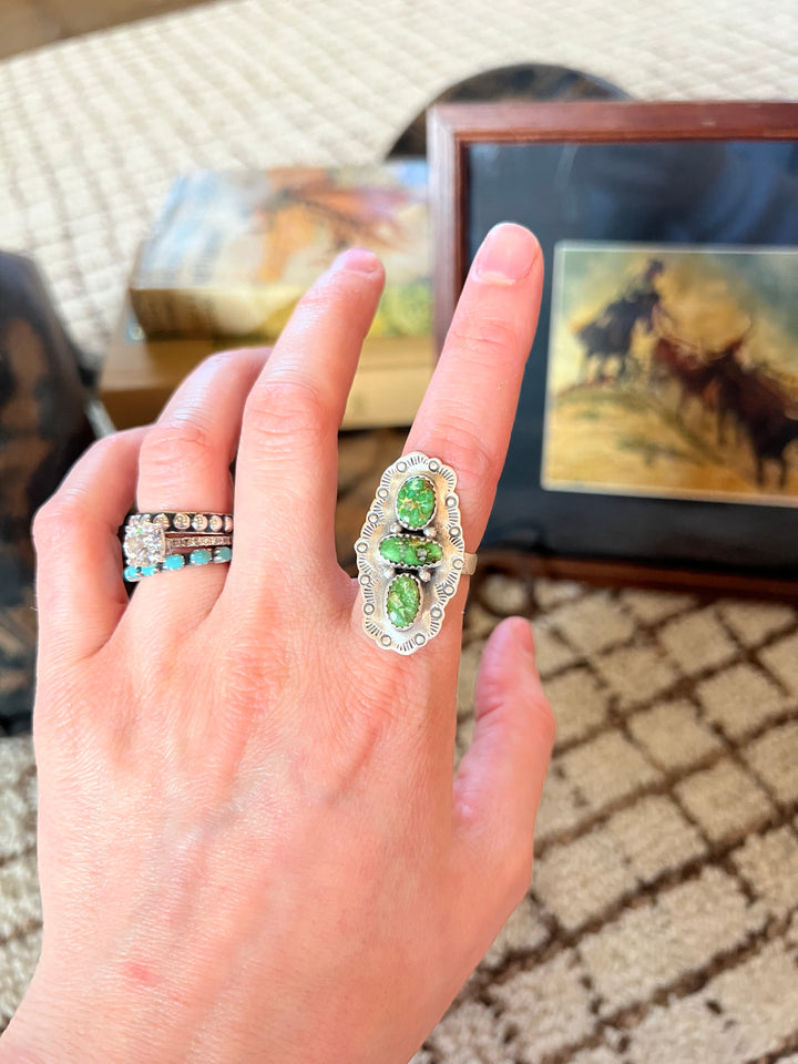 Sonoran Mountain 3 Stone Ring