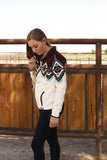 Border Aztec Pullover