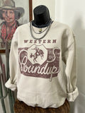 Western Round Up Crewneck