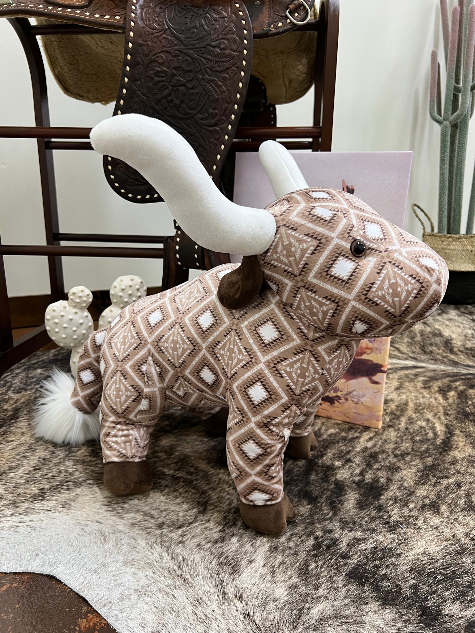 Longhorn Plush Toy Large Lost Creek Boutique LLC