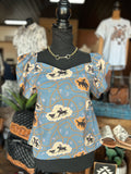 Vintage Cowboy Top