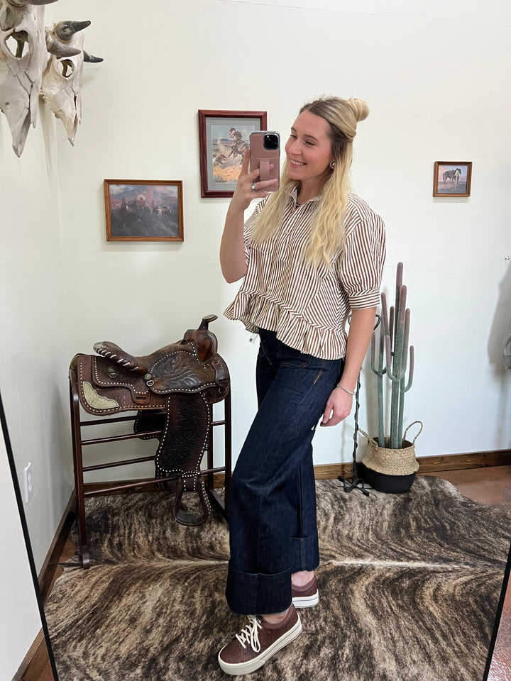 The Cutter Top-Brown