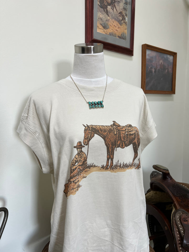 The Lonesome Cowboy Relaxed Tee
