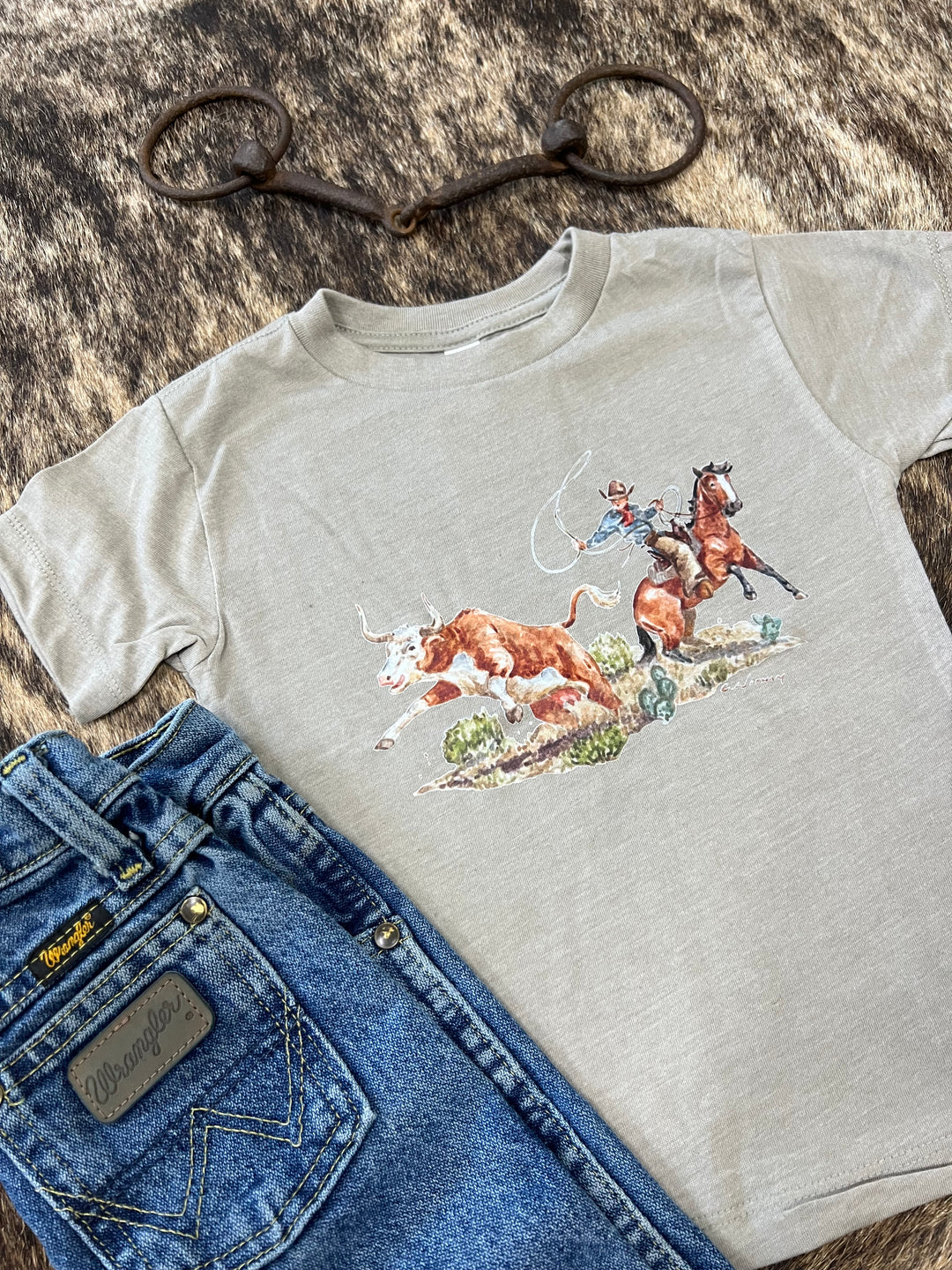 Cow Catcher Toddler Tee