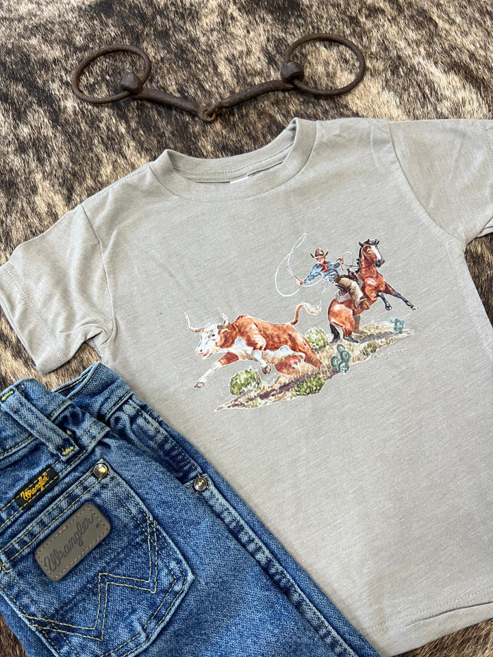 Cow Catcher Toddler Tee