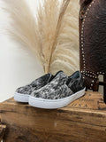 Utah Cowhide Slip Ons- S+P