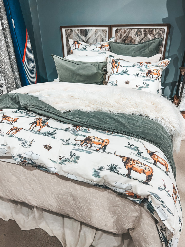 Ranch Life Reversible Color Comforter Set