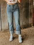 Western Yoke Bootcut Jeans