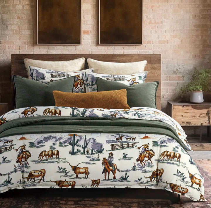 Ranch Life Reversible Color Comforter Set